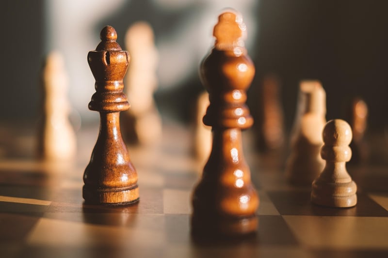 Chess pieces representing strategic planning